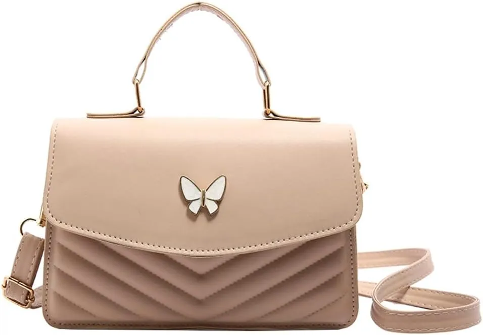 Elegant Top Handle Leather Handbags Mini Purses Totes Satchel Shoulder Bag Bow Crossbody Bags for Women 2025