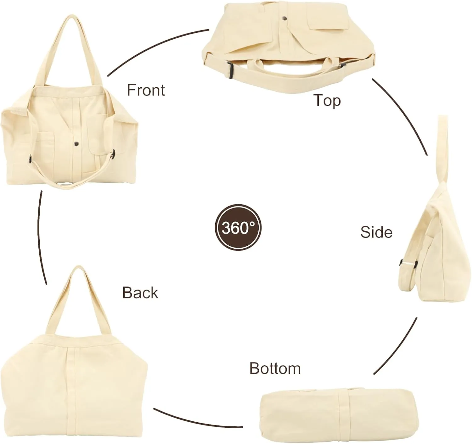 Emprier Soft Denim Handbag for Women Casual Hobo Tote Bag Retro Crossbody Bag Large Capacity Denim Purses