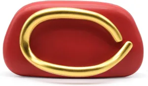 Evening Clutch Purse for Women, PU Leather Purse Evening Handbags Metal Chain Shoulder Bag, Crossbody Bag