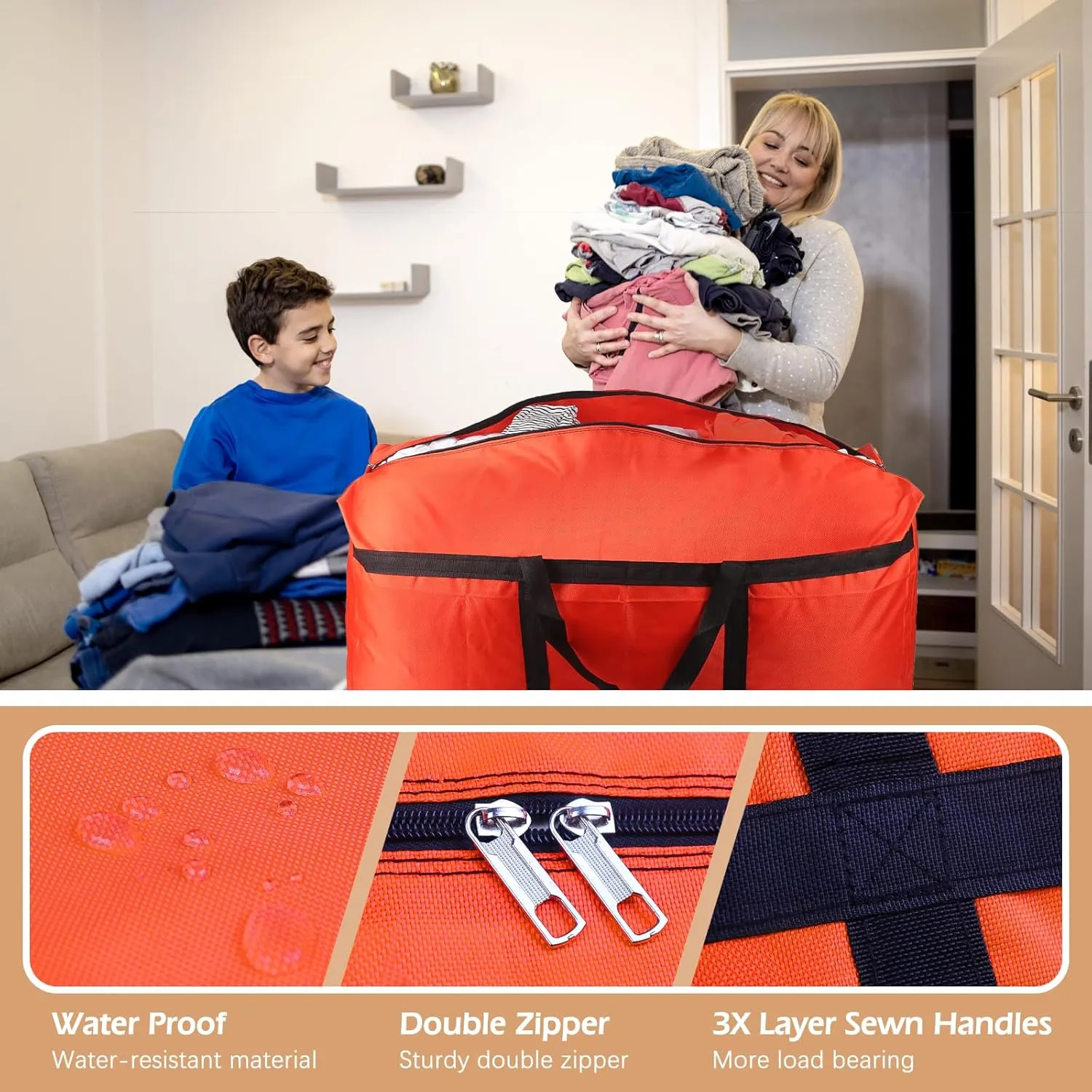 Extra Large Duffle Bag,120L Big Foldable Duffle Bag for Travel