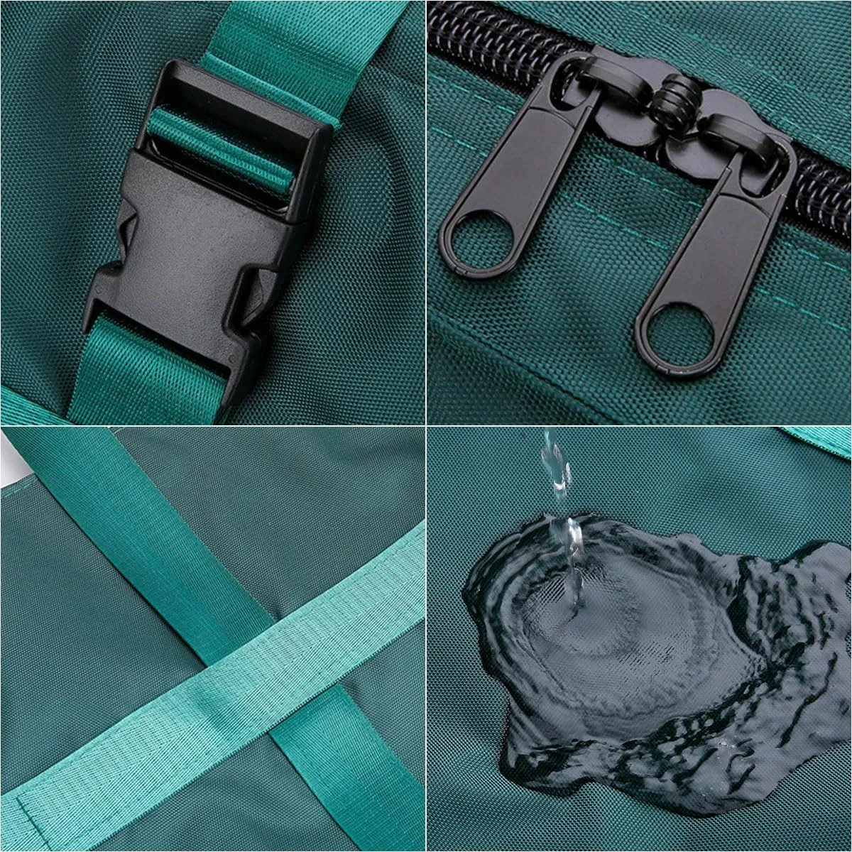 Extra Large Storage Bags Duffle Bags Tote for Moving, Storage, Camping and Travel (Green, 75L)
