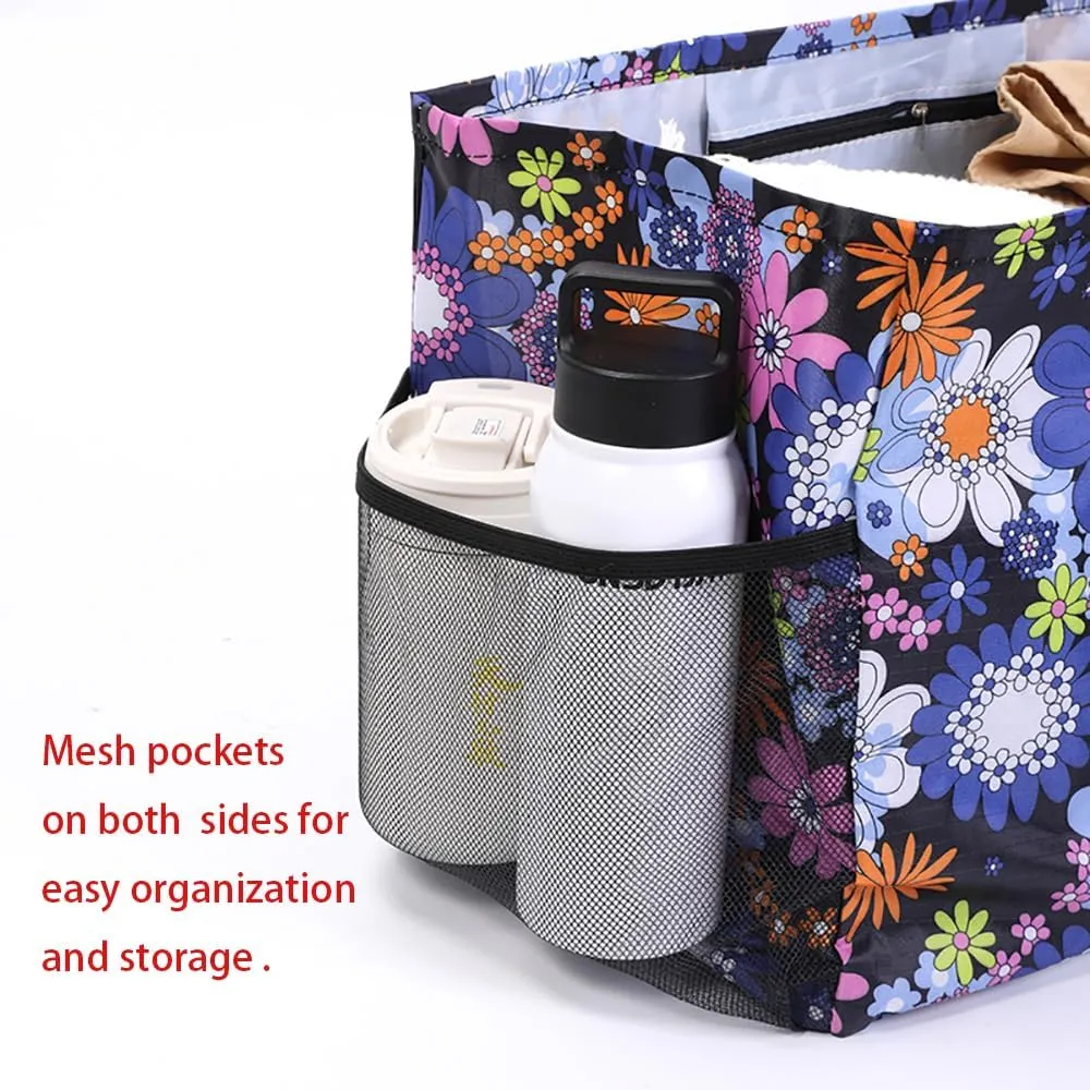Extra Large Utility Tote - Reusable Shopping Bags, Waterproof Beach Bag, Foldable Storage