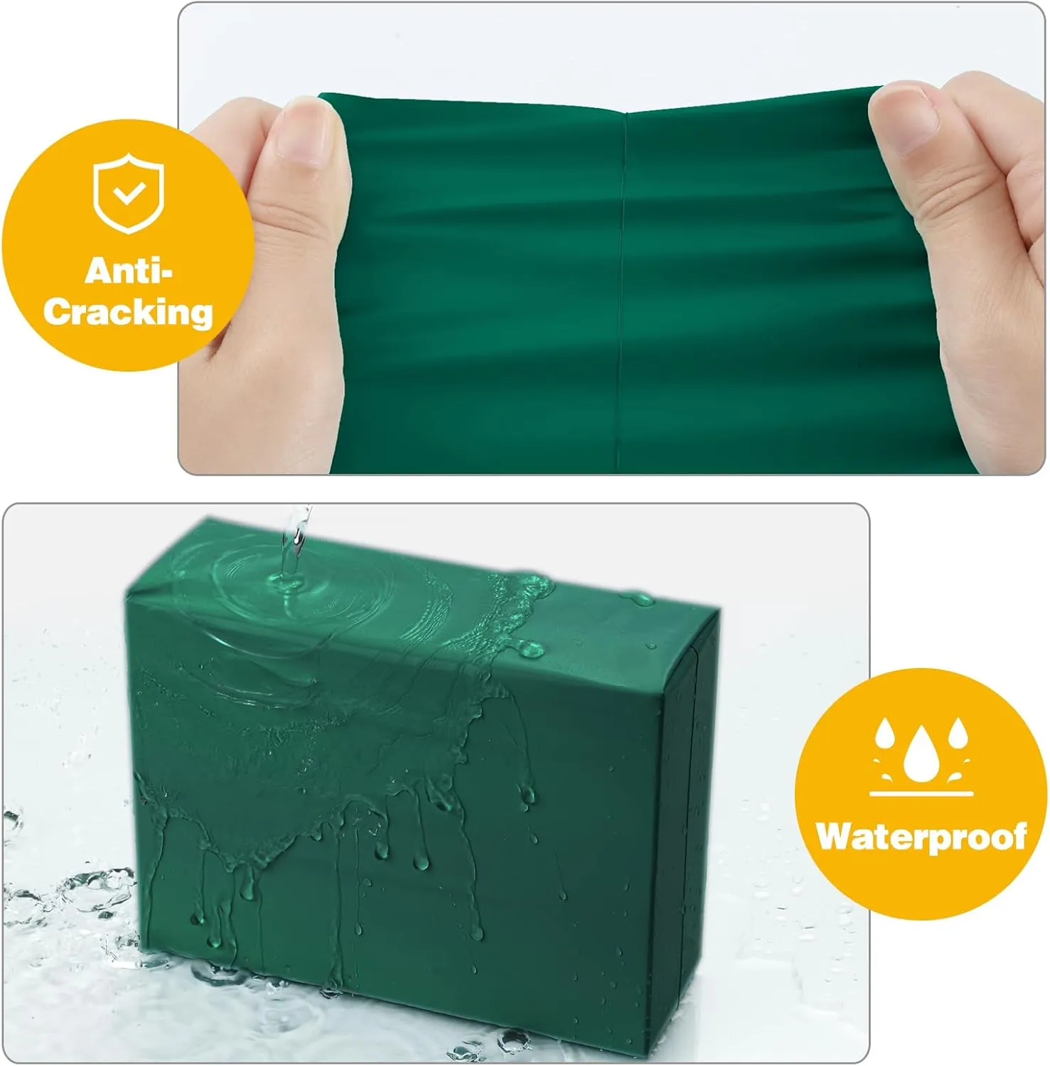 Famagic Poly Mailers 14.5x19 Inch 100pcs Shipping Bags Ultramarine Green Shipping Envelopes Self Seal Mailers Bags Waterproof and Tear-Proof Packaging Bags