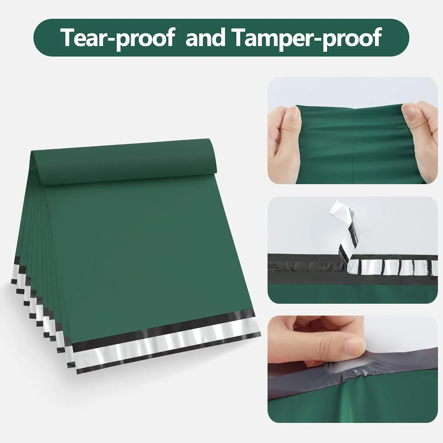 Famagic Poly Mailers 19x24 Inch 50pcs Shipping Bags Ultramarine Green Shipping Envelopes Self Seal Mailers Bags Waterproof and Tear-Proof Packaging Bags
