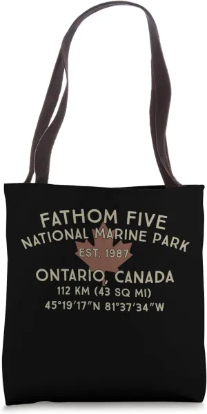 Fathom Five Marine Park Canada Great Hikes Tote Bag