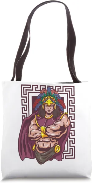 Feathered Warrior Royalty Artwork Tote Bag