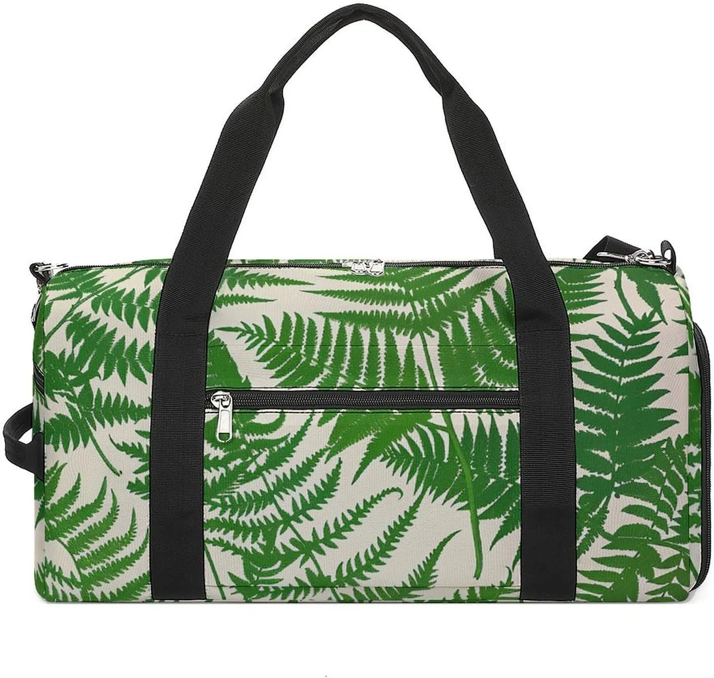 Fern Green Plant Gym Bag for Men Women Water Resistant Duffle Bag Travel Lightweight Bag for Travel Sports