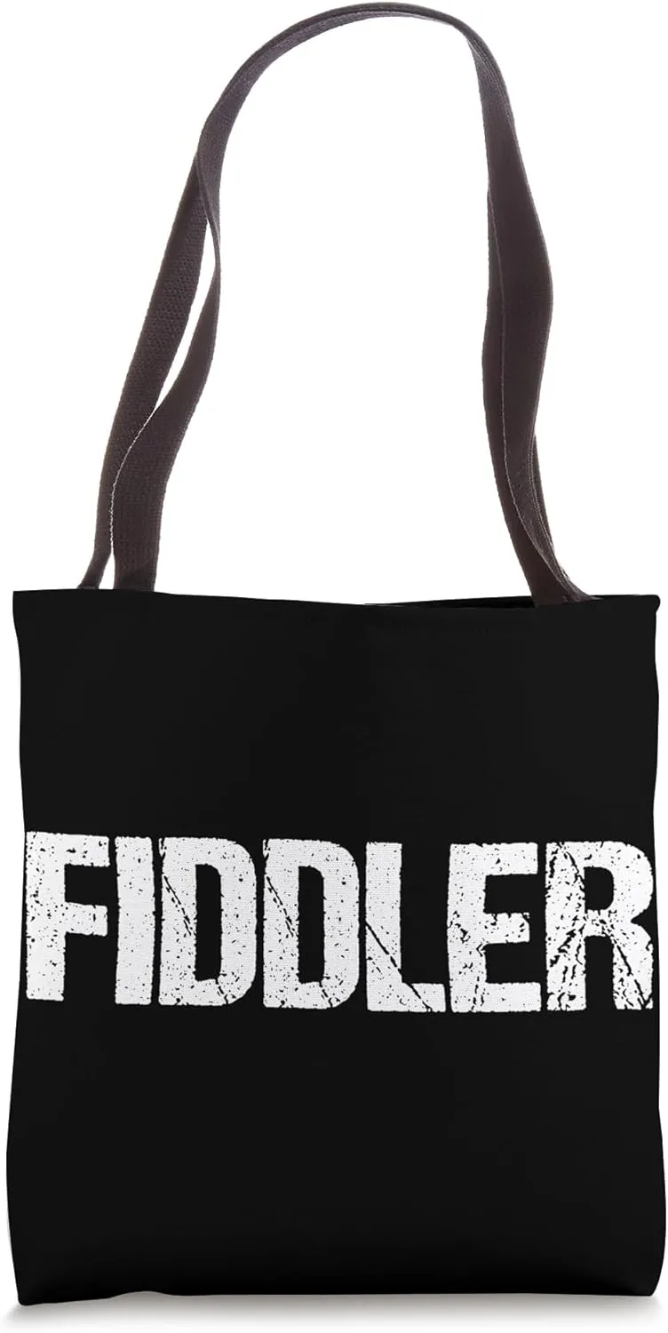 Fiddler Simple Title Tote Bag