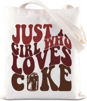 Fizzy Drink Tote Bag Just A Girl Who Loves C Tote Bag Summer Trip Gift Fizzy Drink Lover Gift Fizzy Drink Lover Handbag