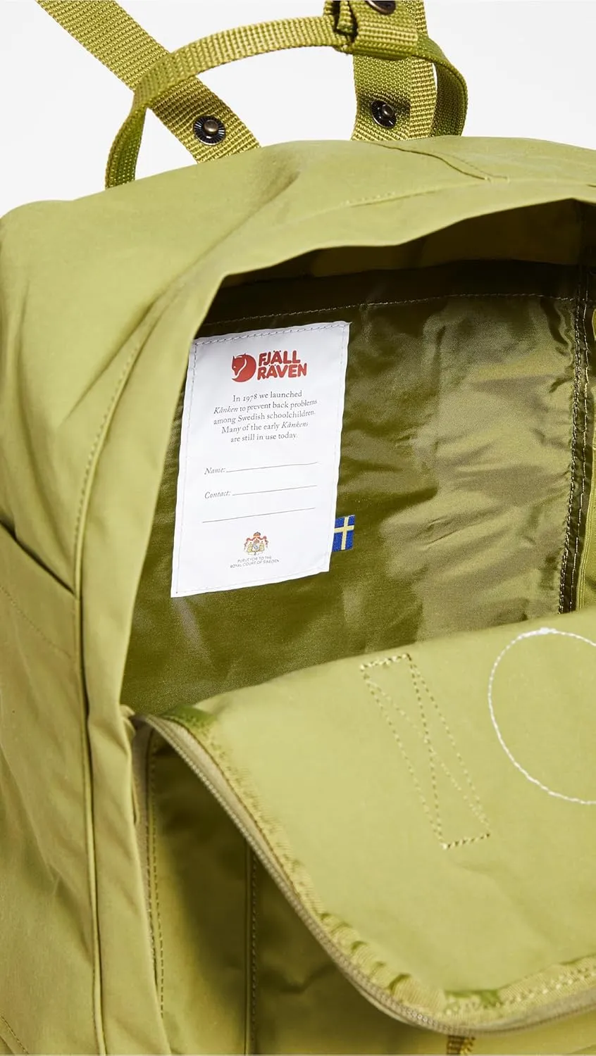 Fjallraven Women's Kanken Backpack, Guacamole, Green, One Size