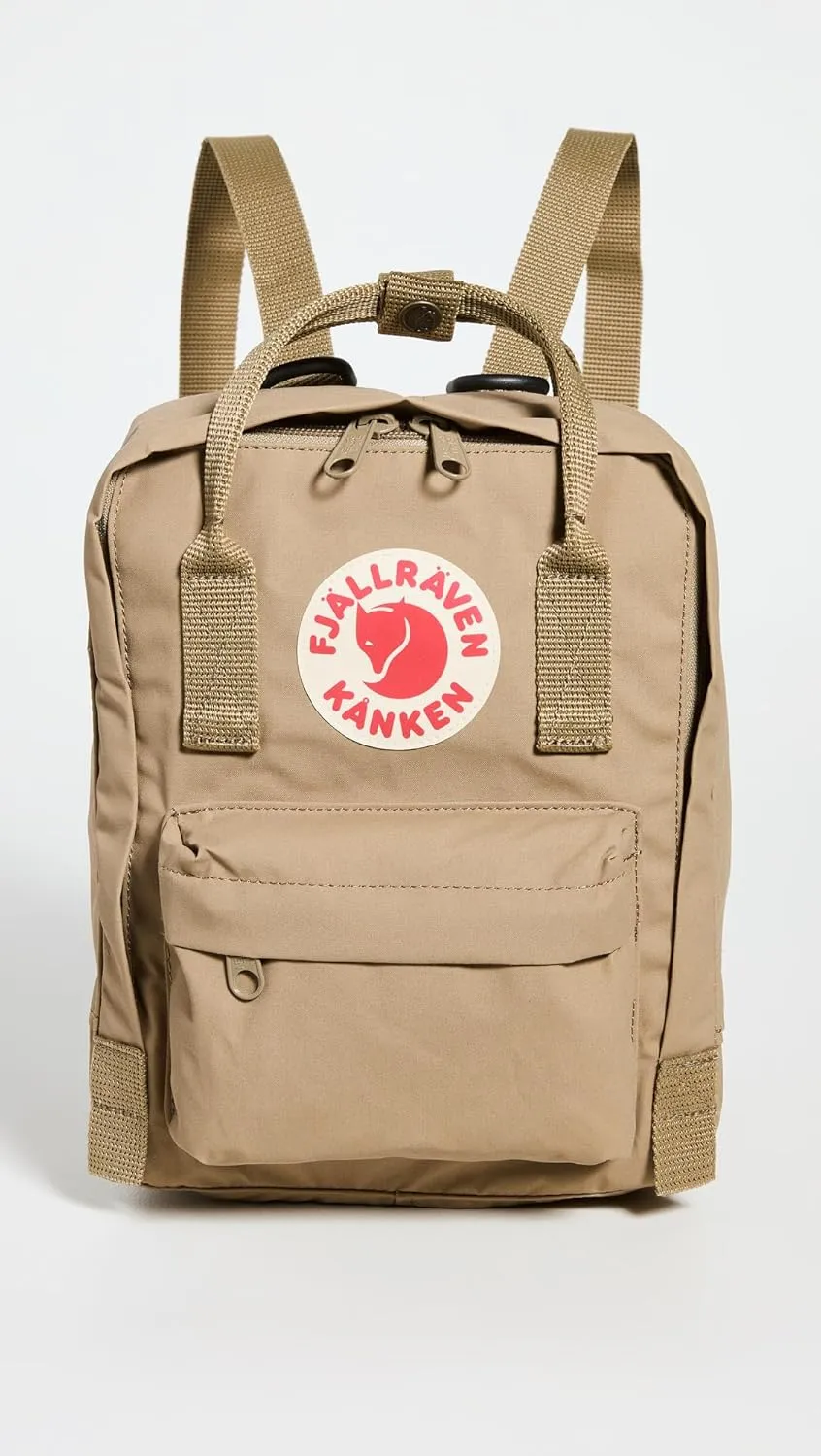 Fjallraven Women's Kanken Mini Backpack, Clay, Green, One Size