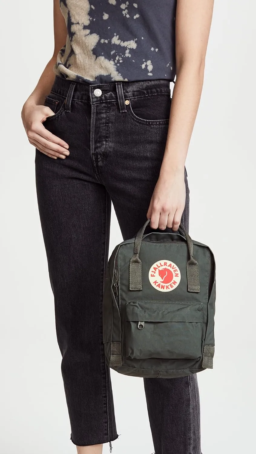 Fjallraven Women's Kanken Mini Backpack, Forest Green, One Size