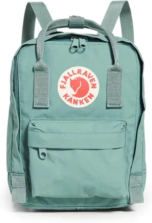 Fjallraven Women's Kanken Mini Backpack, Frost Green, One Size