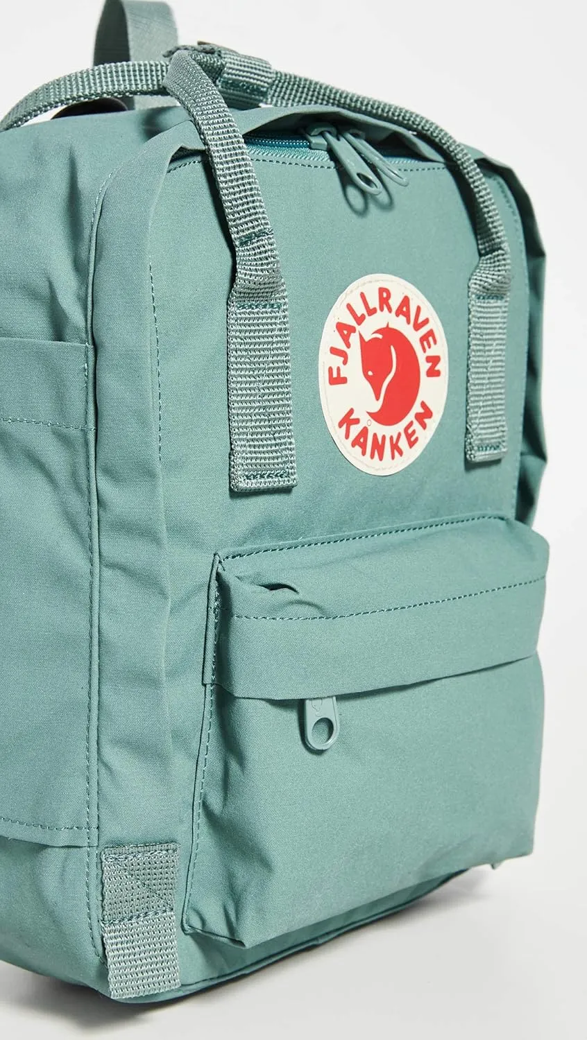 Fjallraven Women's Kanken Mini Backpack, Frost Green, One Size