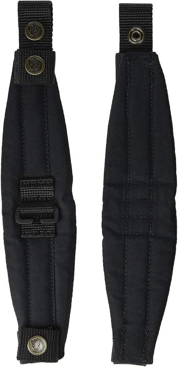 Fjällräven Kånken Mini Shoulder Pads - 100% Polyester - Hook-and-loop - Snap Button Strap Black 1 One Size One Size