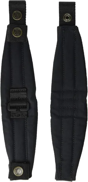 Fjällräven Kånken Mini Shoulder Pads - 100% Polyester - Hook-and-loop - Snap Button Strap Black 1 One Size One Size