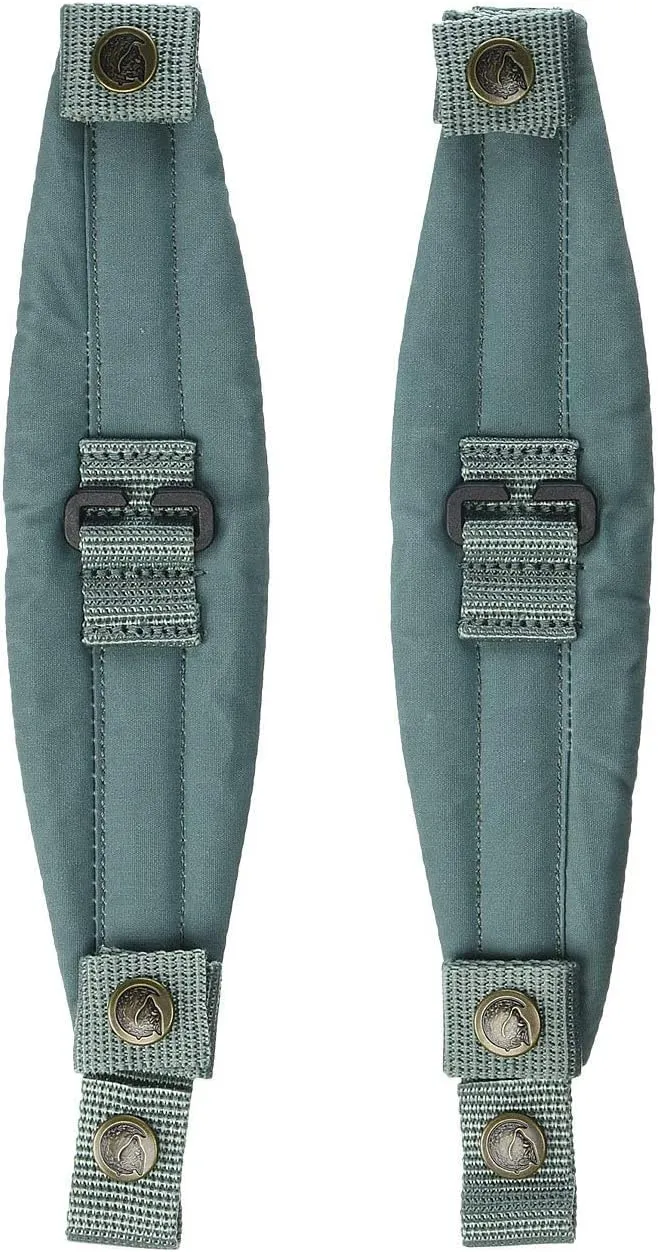 Fjällräven Kånken Mini Shoulder Pads - 100% Polyester - Hook-and-loop - Snap Button Strap Frost Green 1 One Size One Size