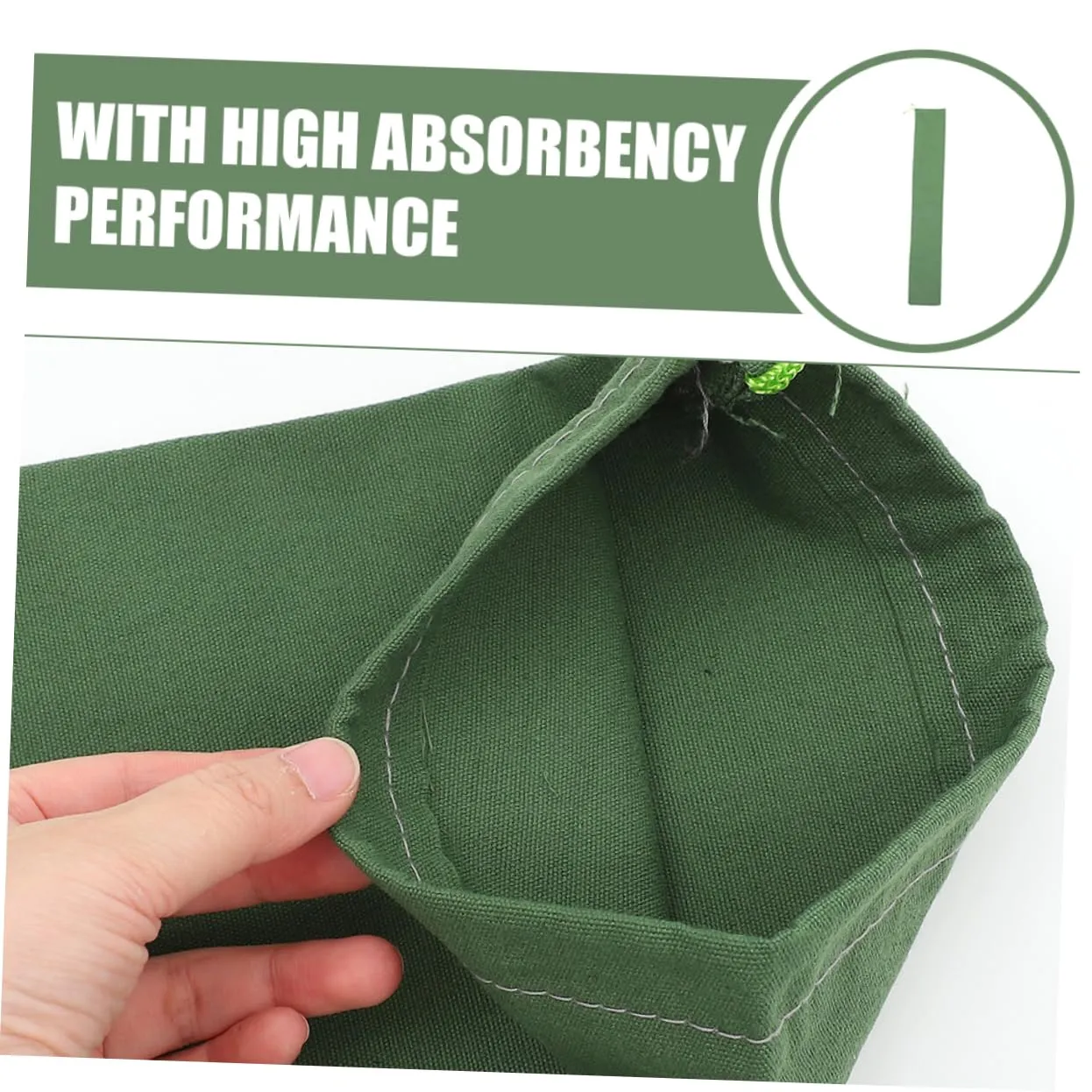 Flood Control Sandbags Gazebo Reusable Barrier Beach Door Tarps Waterproof Sand Bags Flood Control Long Sandbag Long Sandbag for Flood Control Thickened Sandbag Cloth Green