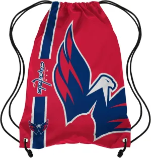 FOCO unisex adult Big Logo Backpack sports fan drawstring bags, Team Color, One Size US