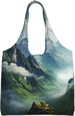 foothill Printed Shoulder Bag - Suitable for sturdy canvas bags, shopping bags