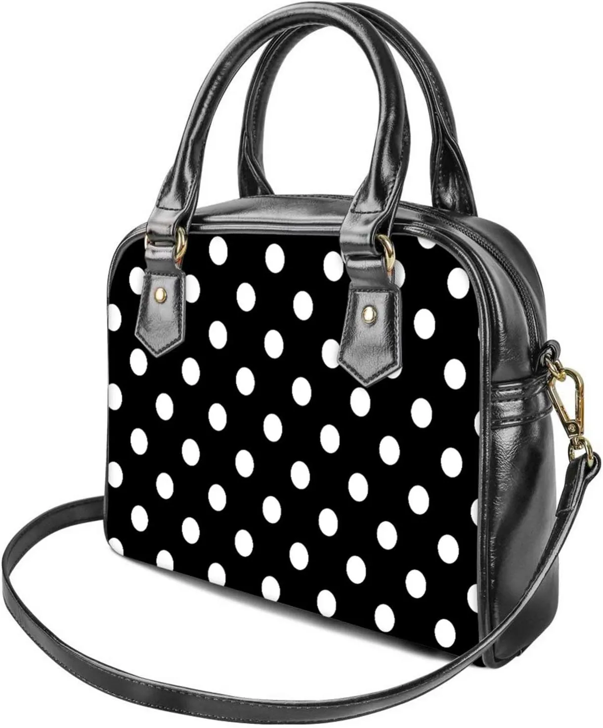 Forchrinse Crystal Butterfly Purple Satchel Handbags for Women,Ladies Shoulder Purse Top Handle Bag Pu Leather Tote Bag