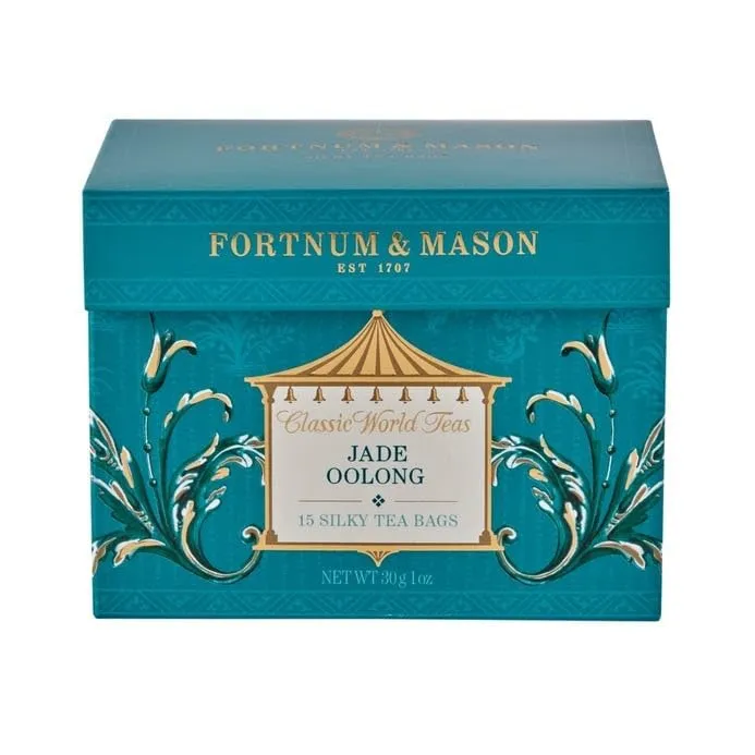 Fortnum & Mason Jade Oolong, 15 Whole Leaf Silky Tea Bags