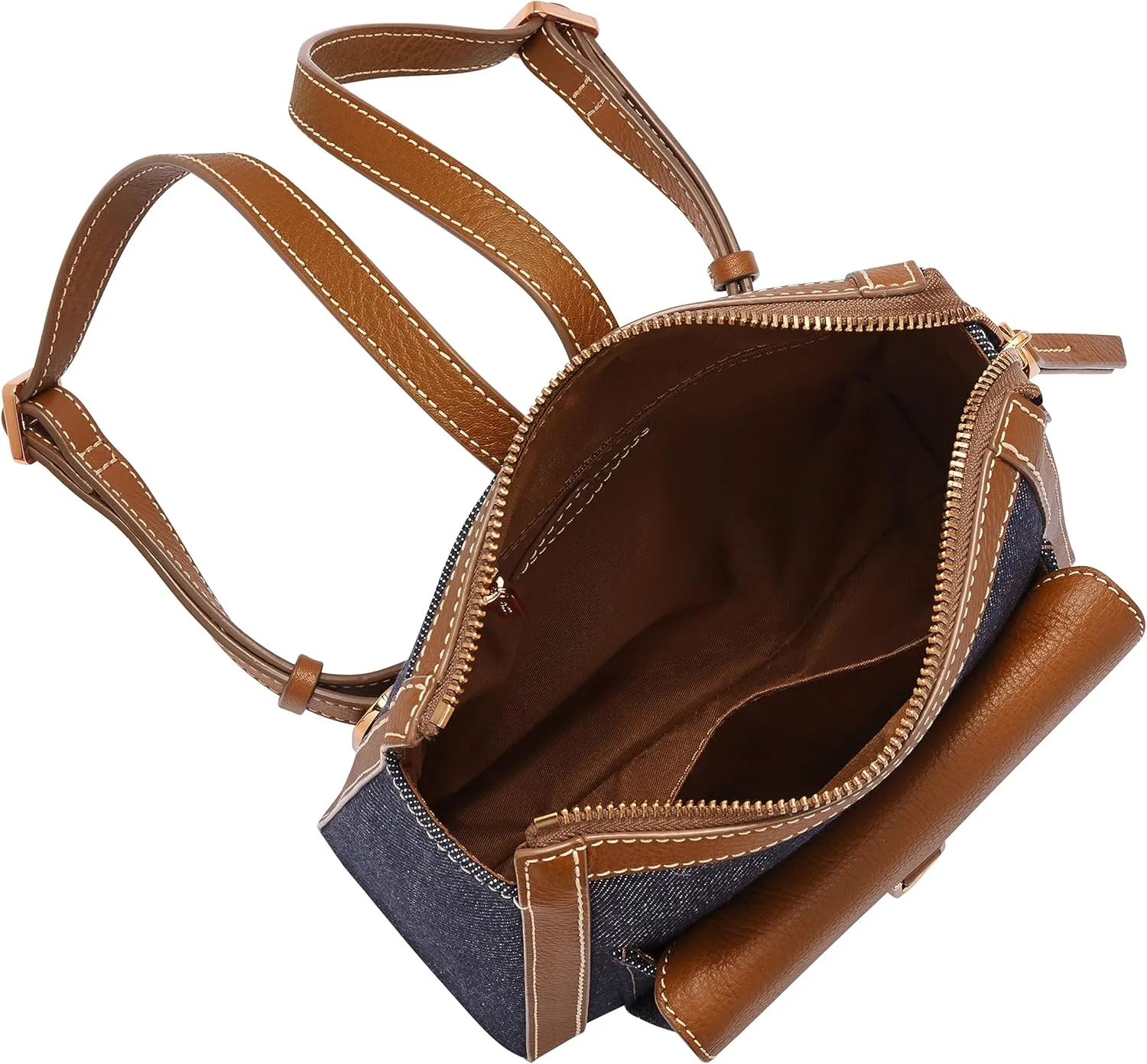 Fossil Women's Parker Leather Convertible Backpack Purse Handbag for Women