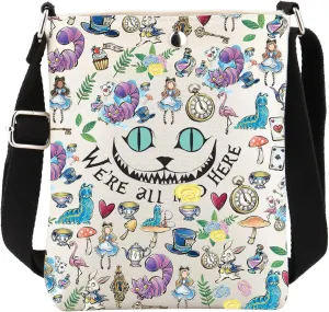 FUSTMW Alices Gifts Alices Crossbody Bag Alices Fairy Tale Fans Gift Alices Movie Bag with Shoulder Strap