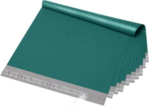 Fuxury Large Poly Mailers 24x24 Inch 50 Pcs, Waterproof Shipping Bags for Clothing, Strong Adhesive Shipping Envelopes for Small Business, Self Seal Mailers Poly Bags Mailing Bags Forest Green