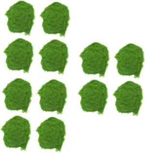 GARVALON 3pcs 4 Nylon Lawn Powder 4 Bags Simulation Moss for Crafts Decorative Fake Moss for Plants