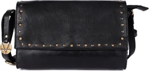 Genuine Italian Leather Boho Studded Crossbody Shoulder Bag - Stylish, Durable, & Perfect for Everyday Use for women