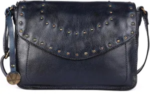 Genuine Italian Leather Boho Studded Crossbody Sling Bag - Stylish, Durable, & Perfect for Everyday Use for Women