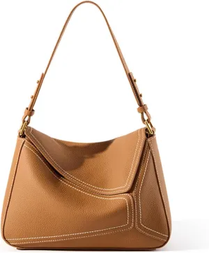Genuine Leather Geometric Tote Bag for women Shoulder Bag Fashion Clutch Zipper Closure