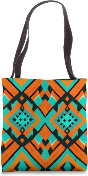 Geometric Abstract Tribal Pattern Tote Bag