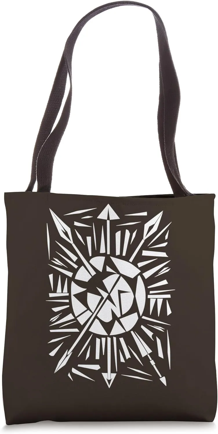 Geometric Abstract Tribal Symbolism Art Tote Bag