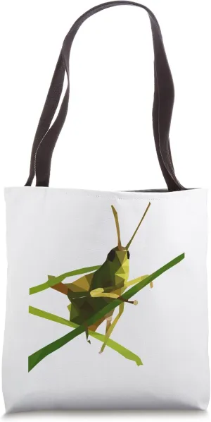 Geometric Insect Grasshopper T-Shirt Locusts Tote Bag