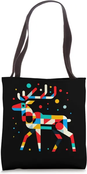 Geometric Minimalism Modern Illustration Caribou Art Tote Bag