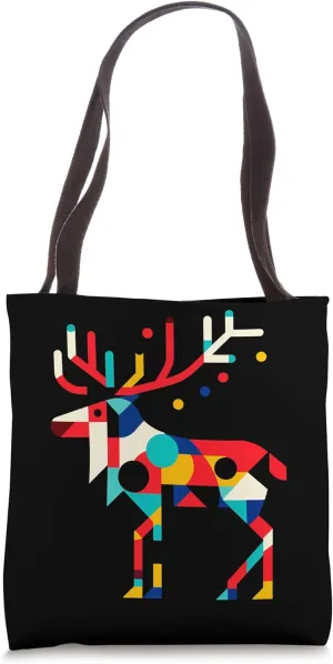Geometric Minimalism Modern Illustration Caribou Art Tote Bag