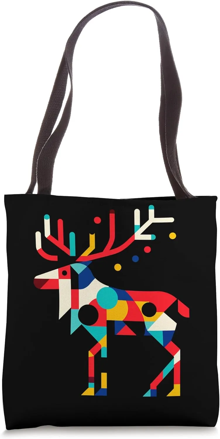 Geometric Minimalism Modern Illustration Caribou Art Tote Bag