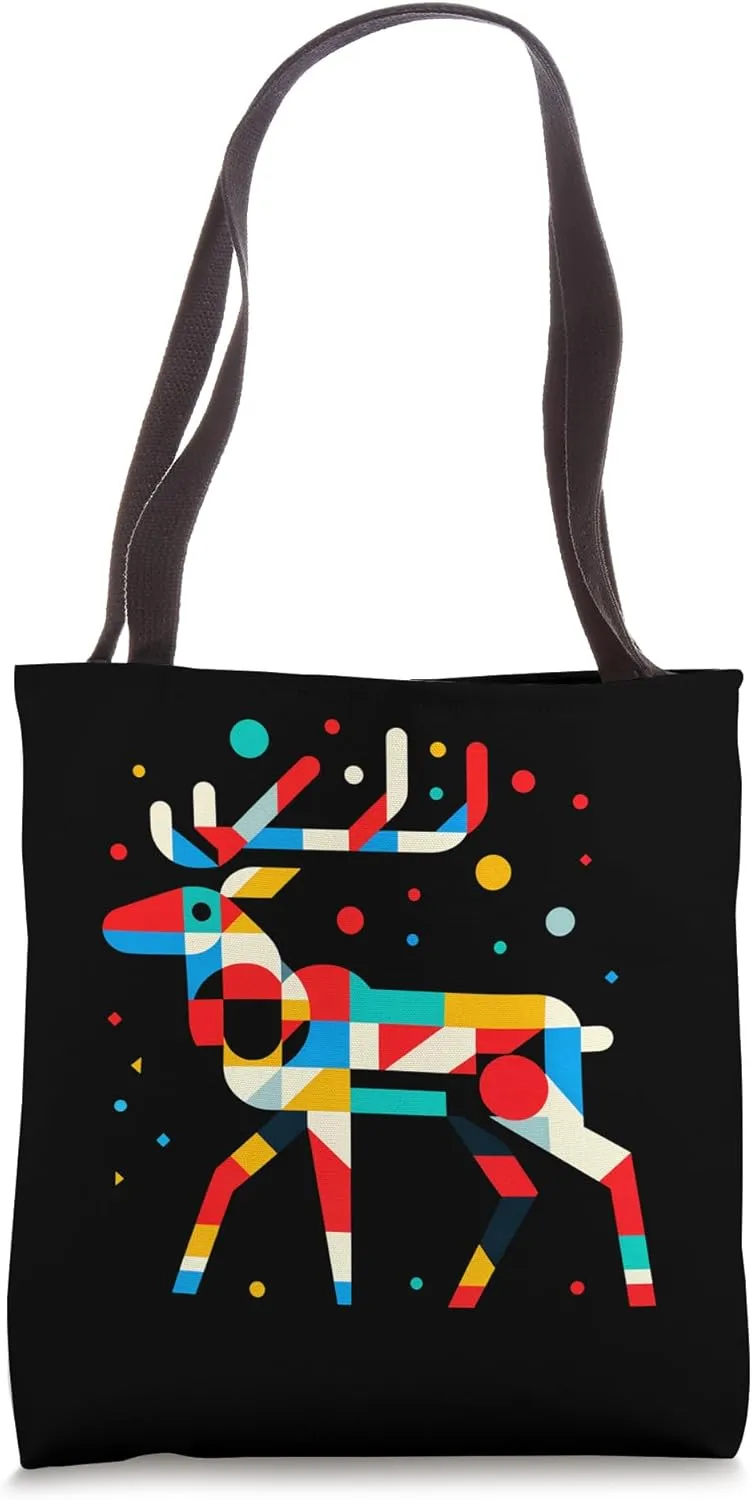 Geometric Minimalism Modern Illustration Caribou Art Tote Bag