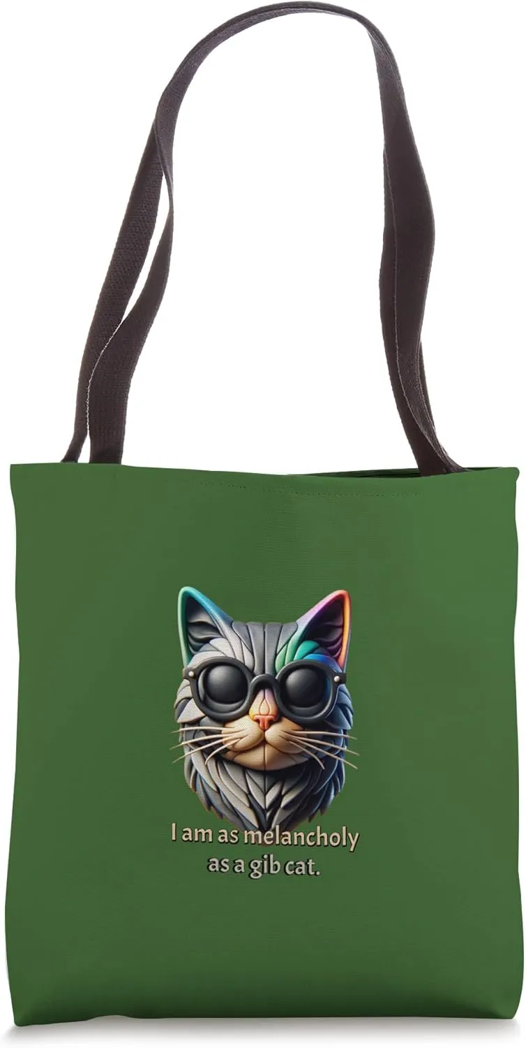Gib Cat Falstaff Quotation Henry Fourth Part One Shakespeare Tote Bag