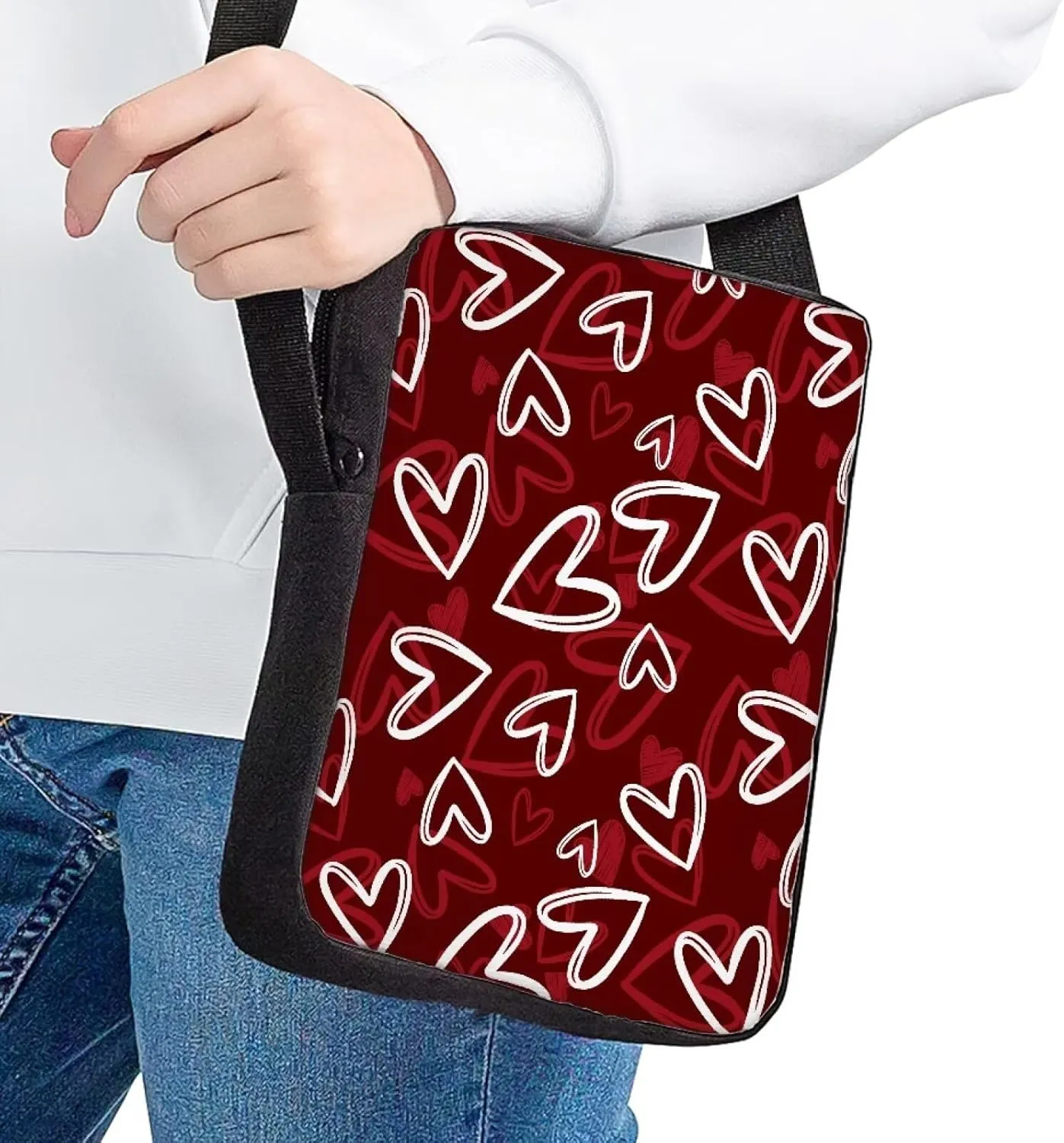 GIFTPUZZ Crossboby Handbags for Women Men Kids Messenger Purse Long Strap Shoulder Bags Handbags