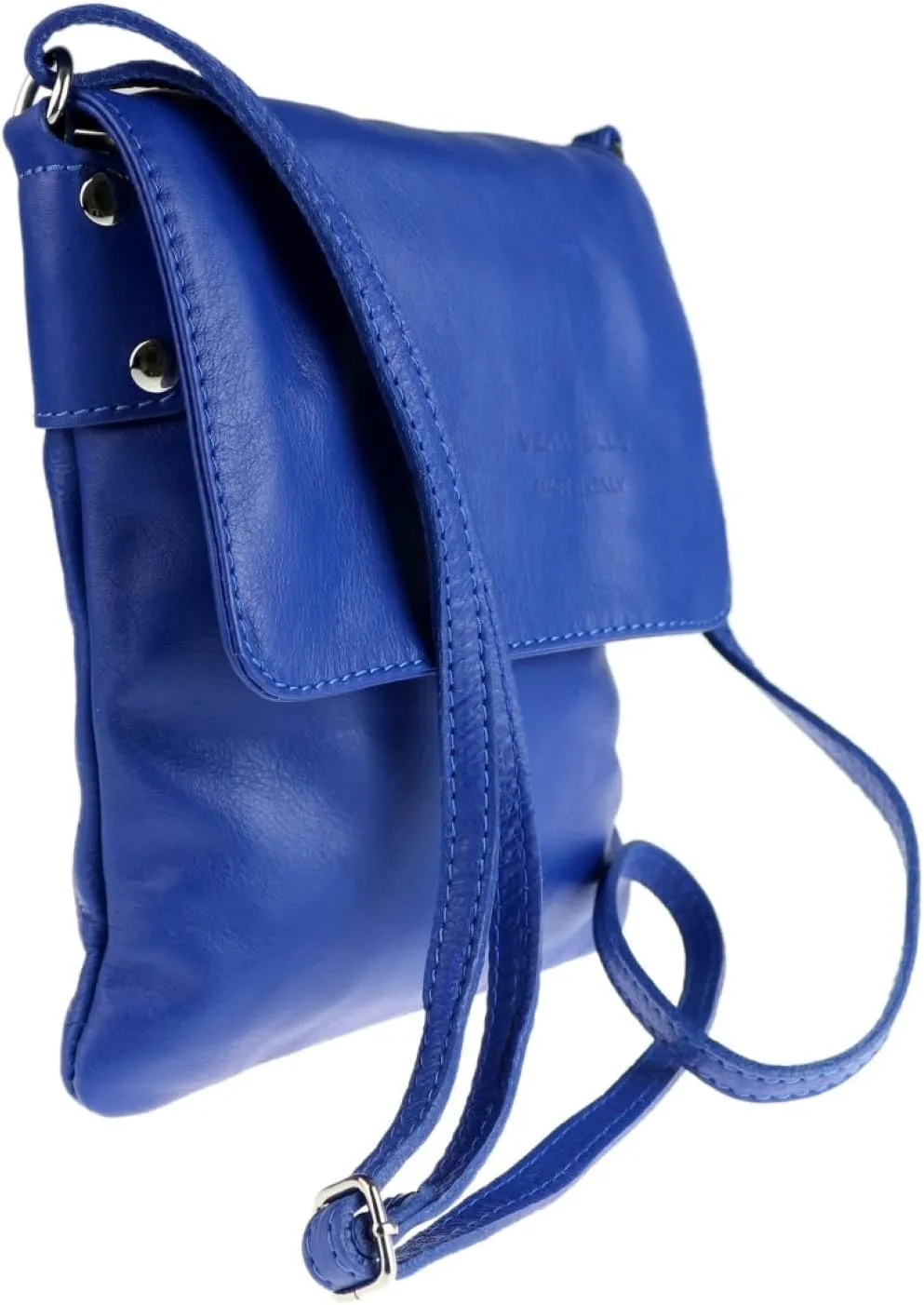 Girly HandBags Womens Italian Leather Shoulder Bag Small Cross Body Messenger Soft Leather Vera Pelle Phone Holder Holiday