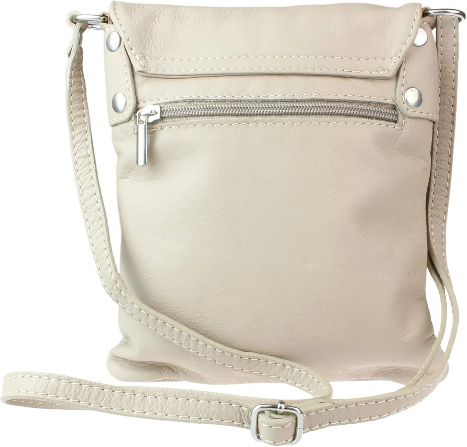 Girly HandBags Womens Italian Leather Shoulder Bag Small Cross Body Messenger Soft Leather Vera Pelle Phone Holder Holiday