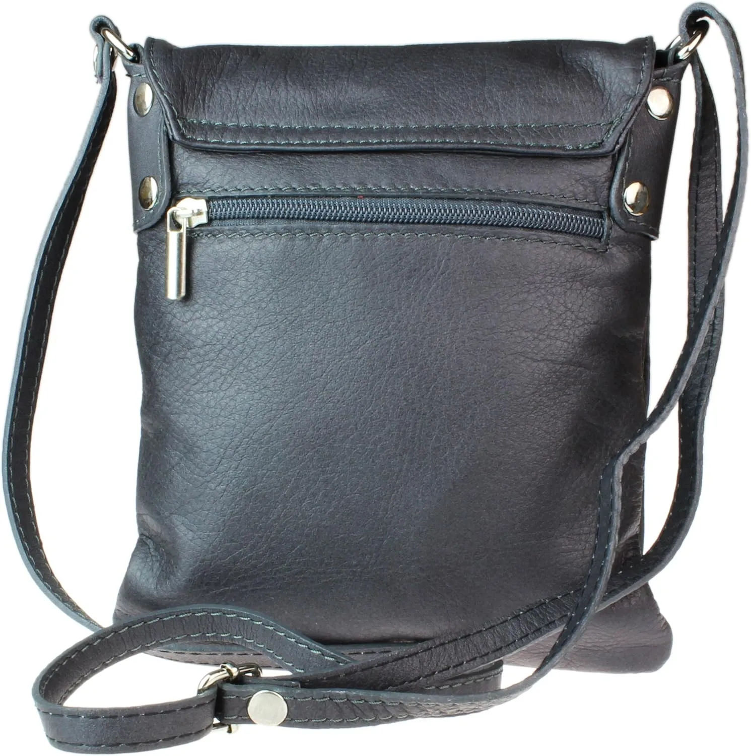 Girly HandBags Womens Italian Leather Shoulder Bag Small Cross Body Messenger Soft Leather Vera Pelle Phone Holder Holiday