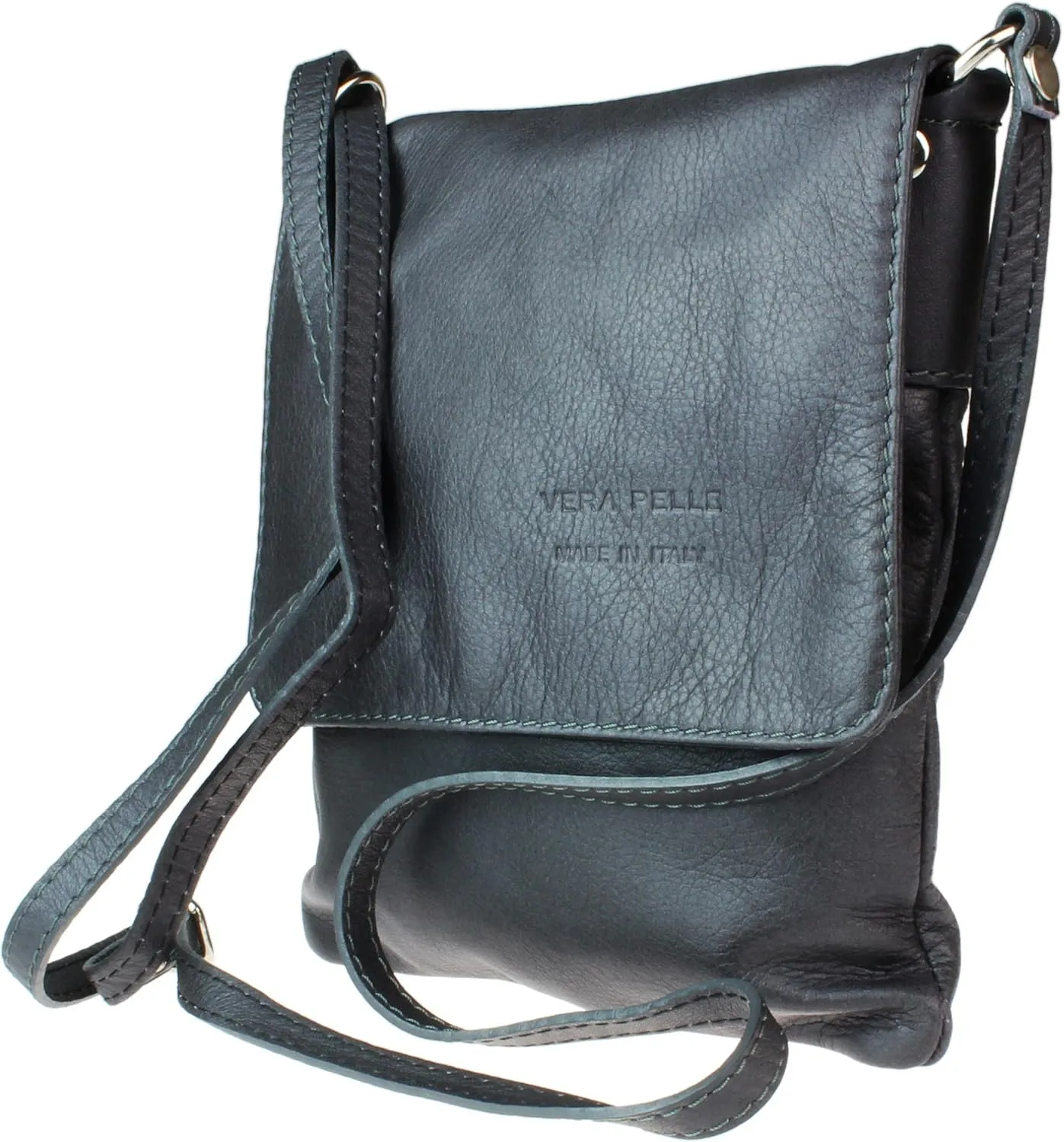 Girly HandBags Womens Italian Leather Shoulder Bag Small Cross Body Messenger Soft Leather Vera Pelle Phone Holder Holiday