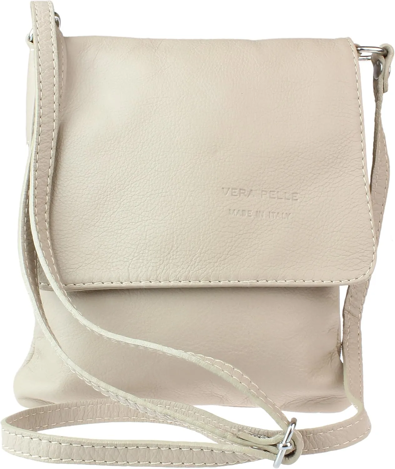 Girly HandBags Womens Italian Leather Shoulder Bag Small Cross Body Messenger Soft Leather Vera Pelle Phone Holder Holiday