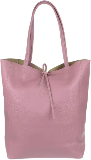 Girly HandBags Womens Open Top Genuine Leather Handbag