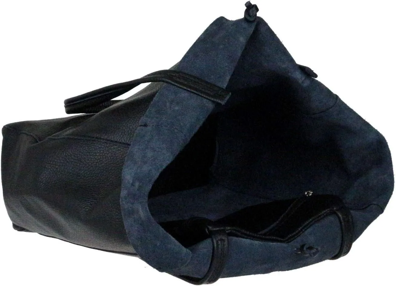 Girly HandBags Womens Open Top Genuine Leather Handbag