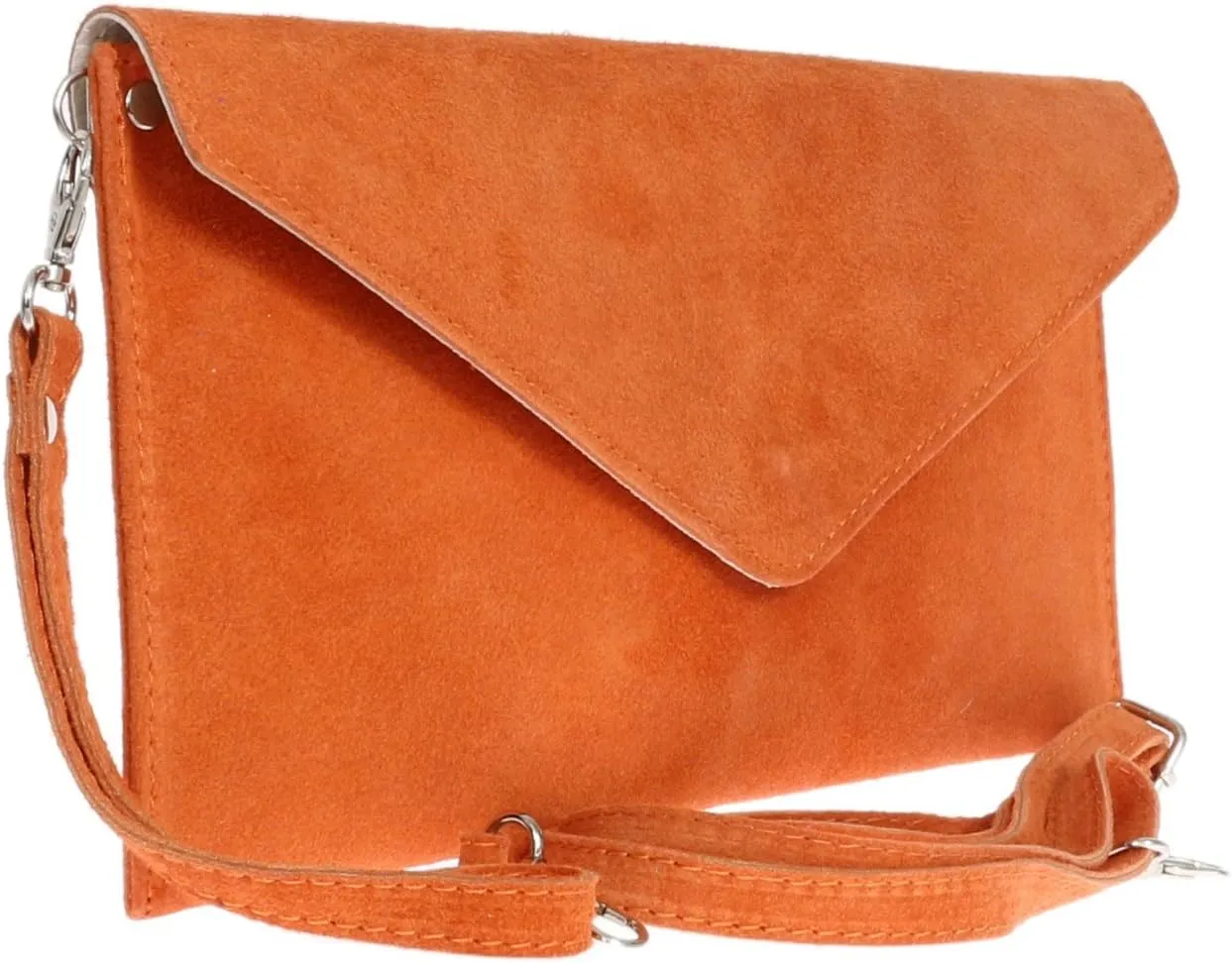 Girly HandBags Womens Plain Italian Genuine Leather Crossbody Tote Bag